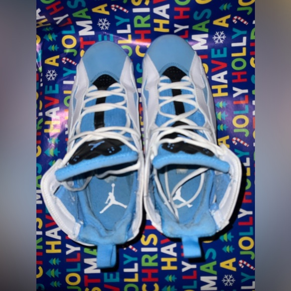 Jordan True Flight white and baby blue, size 8.5 - Picture 6 of 8